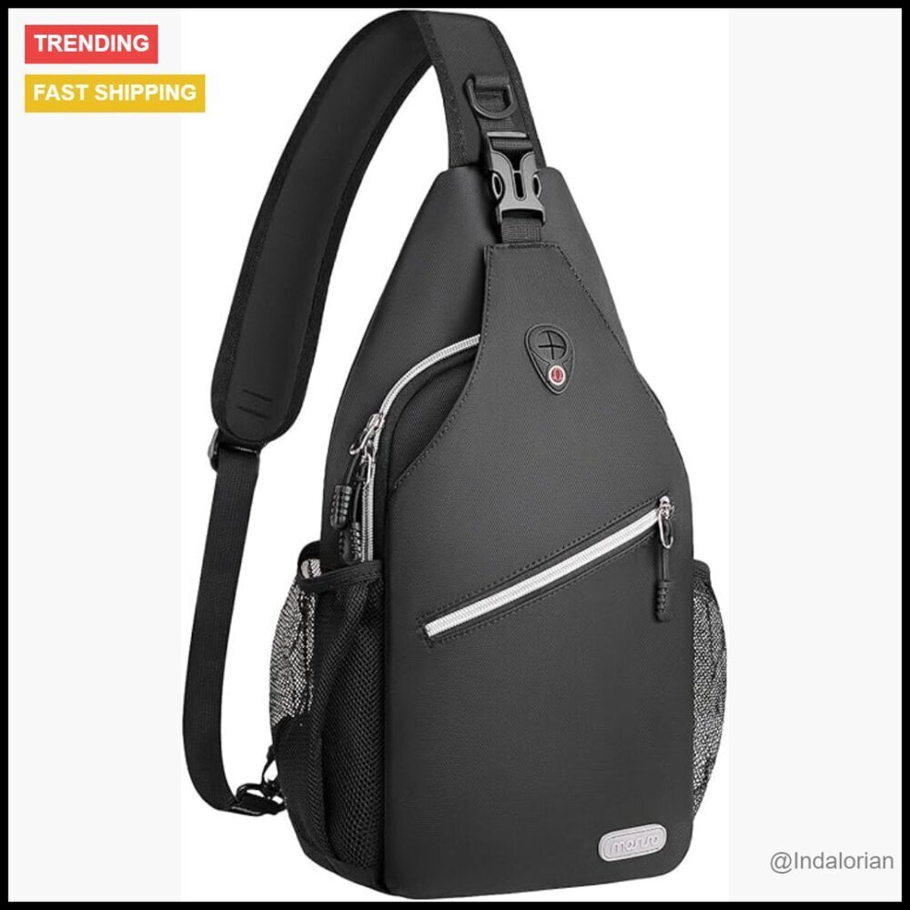 Sling Backpack Multipurpose Crossbody Daypack Hiking Travel Lightweight